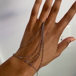Ring to Wrist Chain Bracelet